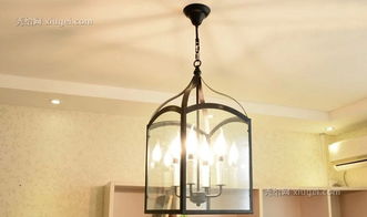 新一代家居燈飾 名御餐廳鐵藝吊燈W8141，創意LED節能照明之選