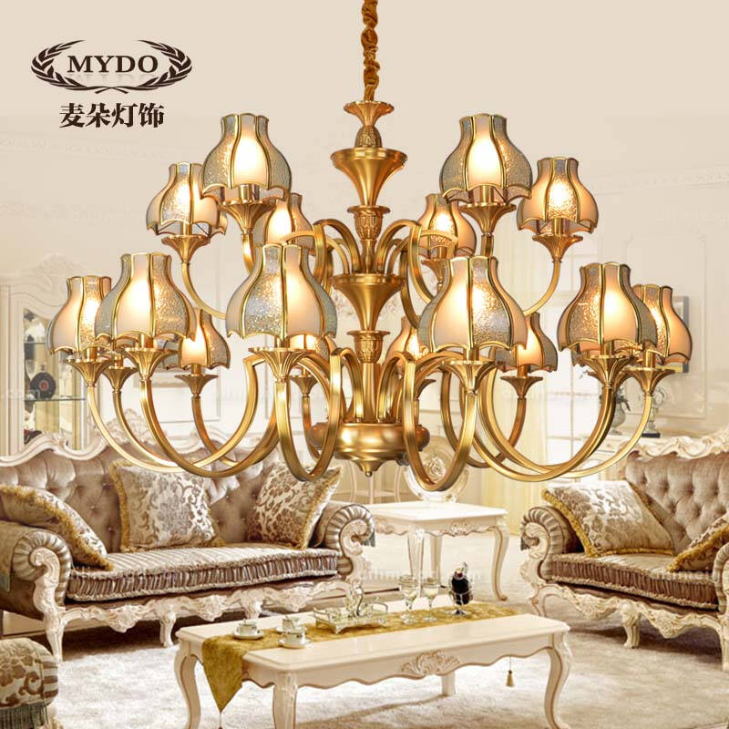 優雅歐式風范 麥朵全銅吊燈，點亮家居的藝術格調